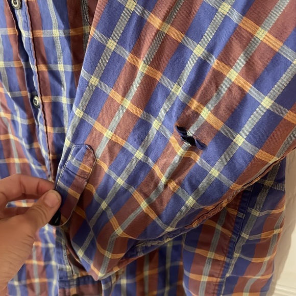 Bundle of 3 - Patagonia Plaid Button Down Long Sleeve Shirts Size Large - Picture 6 of 9